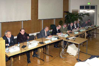 von links nach rechts: M. Horst, H. Wiesenthal, K.-D. Jany, H. Wewetzer, H. Graf v. Bassewitz, R. Großklaus, K.-J. Peters, H. David, P. Teufel, M.H. Groschup